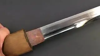 01111 Antique japanese naginata sword HIZEN KOKU JYU OUMI DAIJYO FUJIWARA TADAHIRO 肥前国住近江大掾藤原忠廣 1628