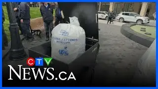 Montreal hiring downtown core's business association to clean Dorchester Square, Place du Canada