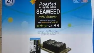 ASMR 002- Jayone Seasoned Roasted Seaweed