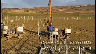 GAYK HRE 3000 Solar Pile Driver. ISOTEC SOLAR MOUNTING SYSTEMS