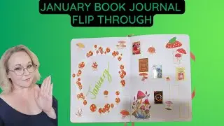 January Book Journal Flip Through