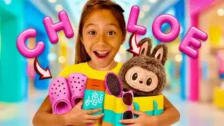 COMPRANDO TUDO COM AS LETRAS DO MEU NOME! C-H-L-O-E