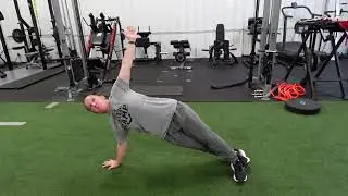 Side Plank Pike Reach Through