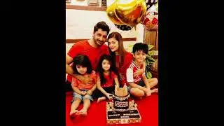 Syed Jibran celebrate his birthday with wife and kids 💜#shorts #viralvideo