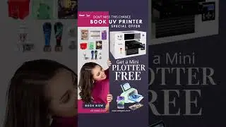 BOOK UV SMART PRINTER - GET FREE Mini Plotter