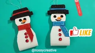☃️DIY SNOWMAN🎄 Christmas Decorations / Adornos Navideños Muñeco de Nieve