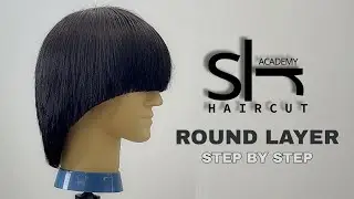 Round Layer Haircut Tutorial | Mannequin Head Training