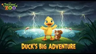 The Little Duck&rsquo;s Big Adventure 🦆✨ | A Talking Zoo Story for Kids
