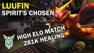 High Elo Match 281K Healing Luufin Maldamba Paladins Competitive (Master) SPIRIT'S CHOSEN