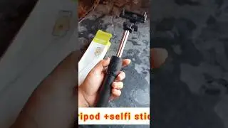 The Ultimate Selfie Combo: Tripod + Stick#mini @IrhaFatima.8