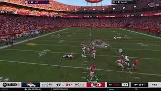 Madden 26 Year 4 WK 3 vs Broncos