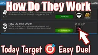 Mcoc Today Target 🎯 Spot - How Do They Work | Easy Duel | Marvel Contest Of Champions
