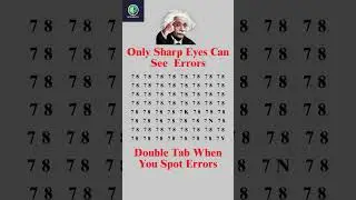 Only Sharpest Minds Can Spot This Error 🔎 #FindTheError #shorts
