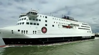 Isle of Man Steam Packet Co 'Manxman' Departing Heysham 12/06/2024