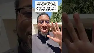 So many streams of income as an estate planning notary