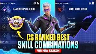 (Season 31) CS Rank Best Character Combination For Random Players || Cs Rank Best Skill Combination