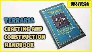 Terraria Crafting and Construction handbook book flip