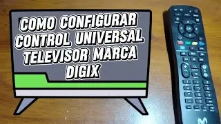C&oacute;digo para TV DIGIX. Control universal. 