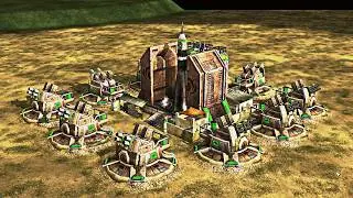 GLA Chemical Weapons 1 vs 3 Hard USA Air Force - C&C Generals Operation Firestorm