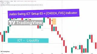 📥 Judas Swing ICT Setup 03 + (CHOCH, FVG) Indicator on TradingView - Free Download