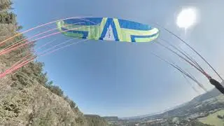 Paragliding med Vril-One 14kvm fra Solfjellstua