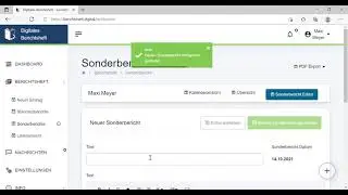 02 Wie erstelle ich einen Sonderbericht