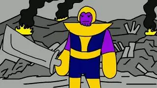 Thanos vs vingadores stickman parte 1