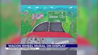 Grammy-winning folk band Old Crow Medicine Show makes mark on Johnson City with 'Wagon Wheel' mural