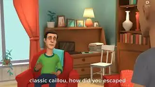 classic caillou escape jail/grounded