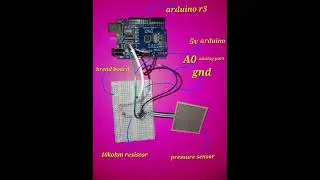 how to  use pressure sensor and connection with arduino