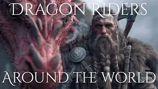 Epic World with Dragons | AI Music + MidJourney Visuals (How to Train Your Dragon Inspired)
