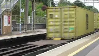 Class 90's At Speed Through Marks Tey