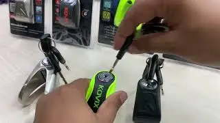 How to properly lock your Kovix disc lock!