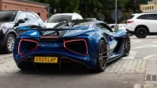 2000hp Lotus Evija driving on street!