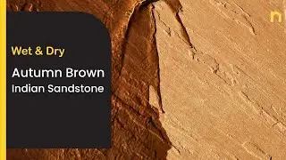 Wet & Dry - Autumn Brown Indian Sandstone Paving Slabs