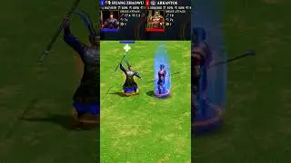 Huang Zhaowu vs Arkantos (Age of Mythology: Retold) #Shorts