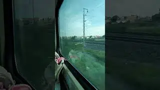 Train Snapchat Video #railway #train #video #india #delhi #prayagraj #vandebharatexpress