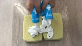 💧ASMR TOOTHPASTE + SPONGE?! SATISFYING SQUEEZING 💧