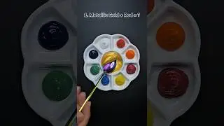 🎨 Gold VS Primary color - Satisfying color mixing #satisfying #mixingcolors #arttenka