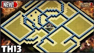 NEW TOWN HALL 13 War Base 2025!! TH13 Anti 3 Star base with Replays & LINK - Clash of Clans(COC)