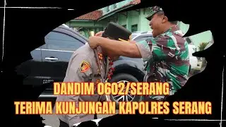 DANDIM 0602/SERANG TERIMA KUNJUNGAN KAPOLRES SERANG
