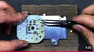 How to Make LED Chip Welder Remover PTC Heating | Repair led light#led #repair_led_bulb #restoraiton