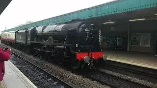 6100 'Royal Scot' Passing Chesterfield - 6/4/22