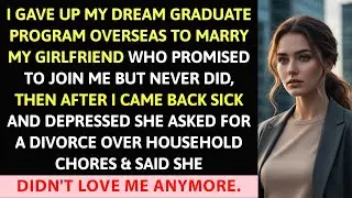 I Gave Up My Dream Graduate Program Overseas to Marry My Girlfriend Who Promised to Join Me But...