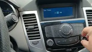 How to Change the Time and Date in Chevy Cruze (2011&ndash;2015)