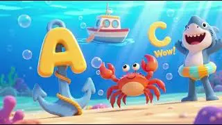 Baby Shark&rsquo;s A to Z Swim 🦈🌊🔤 | ABC Learning Nursery Rhymes & Kids Songs