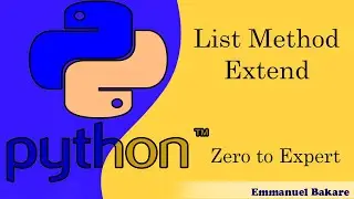 15 -Python -List  Method  - EXTEND