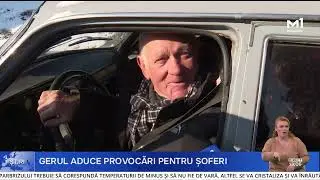 Gerul de afară aduce cu el mai multe provocări pentru șoferi