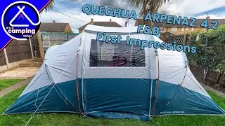 Первые впечатления от палатки Quechua Arpenaz 4.2 Fresh and Black