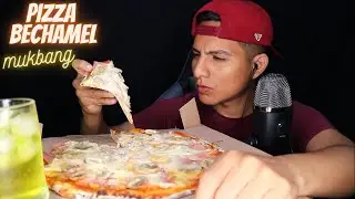 Mukbang comiendo Pizza BECHAMEL - personajes favoritos de mis subs 19